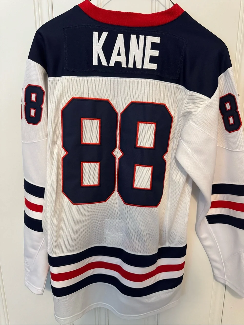 Team USA Nike Hockey Jersey — White, Size L Adult